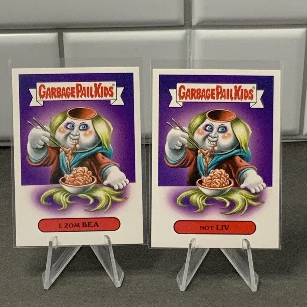 i Zombie Rose McIver Olivia Moore Spoof Garbage Pail Kids 2 Card Set Prime Slime